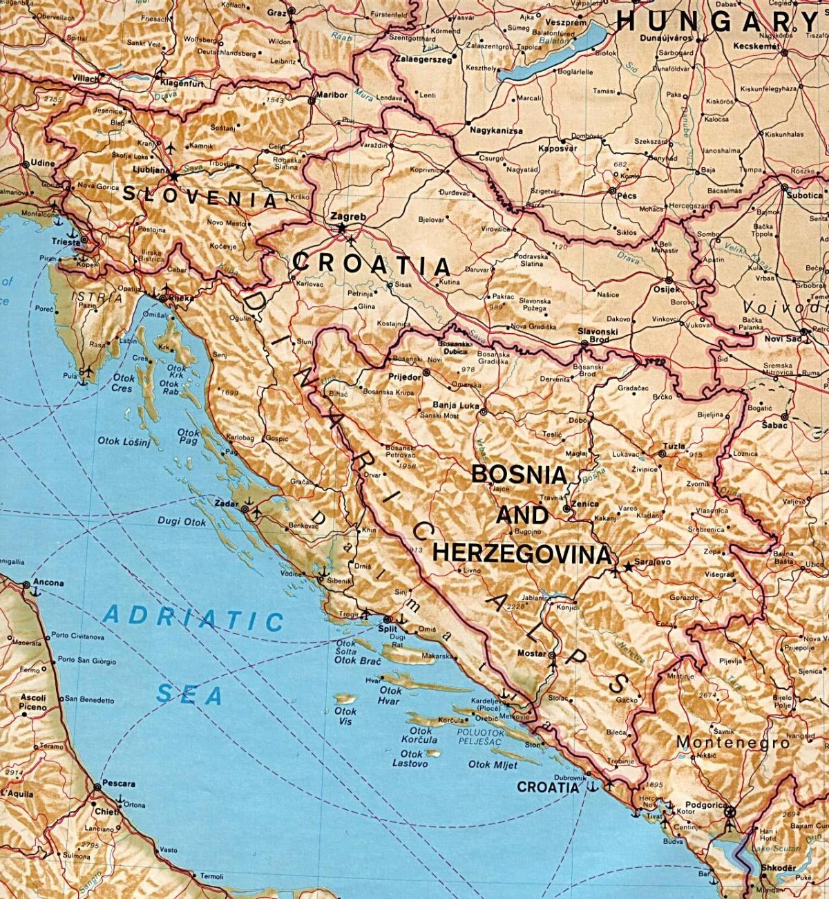 карта Словенії