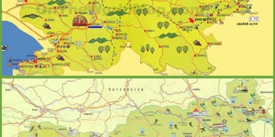 Словенія туристична карта