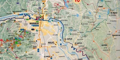 Карта кемпінг Словенія