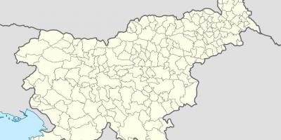 Словенія розташування карті 